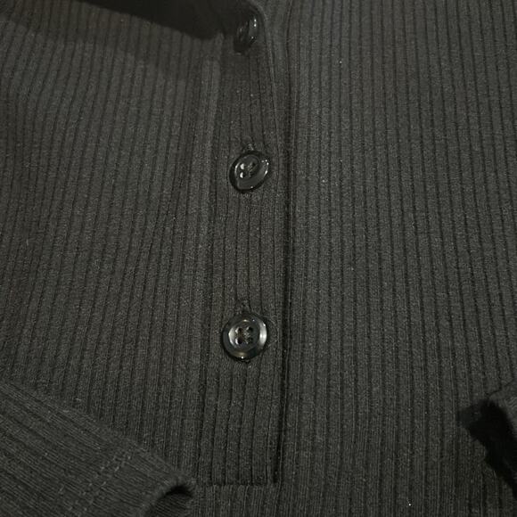 Woman’s Urban Outfitters Ribbed Black Cut-Out Dress Size XSmall - Picture 9 of 9